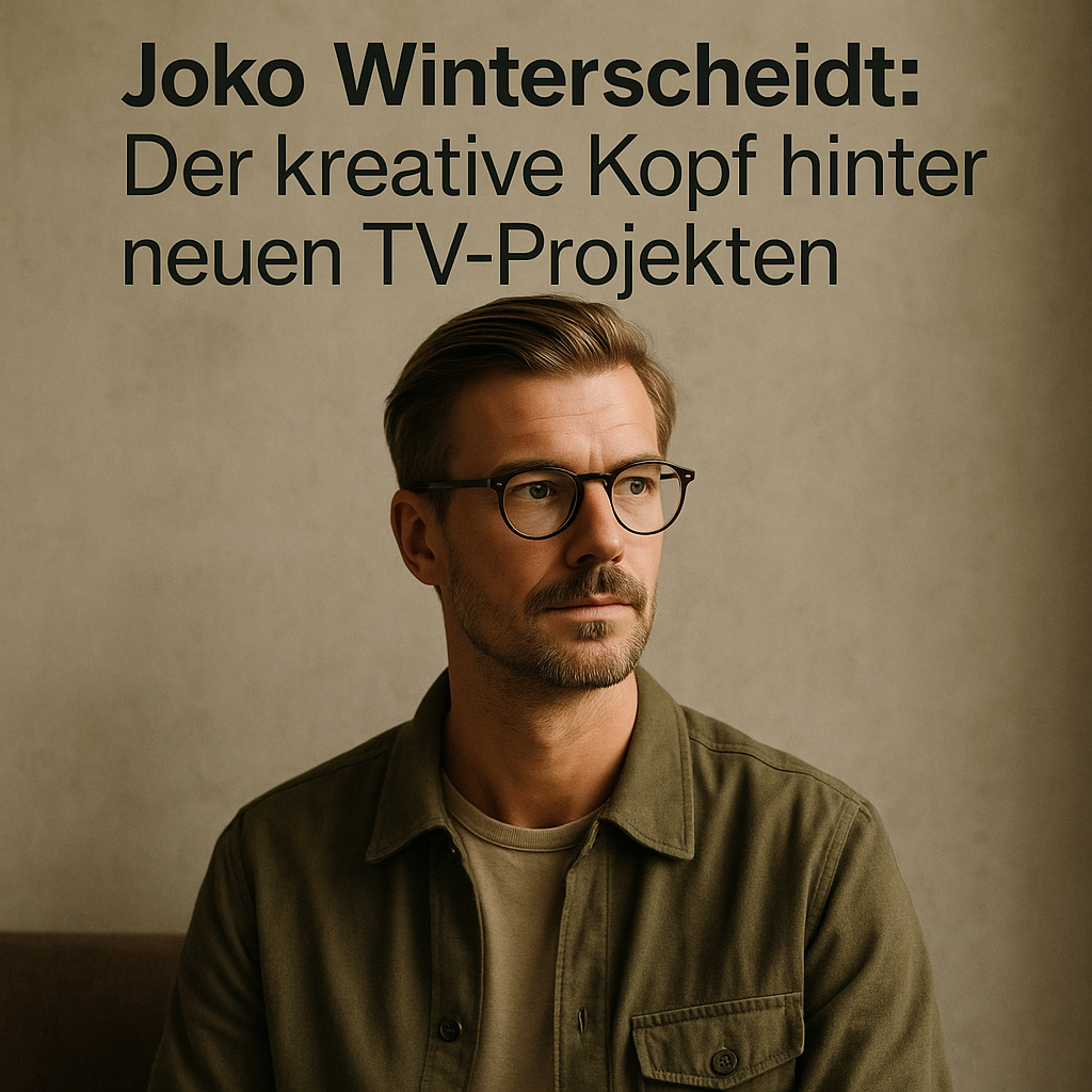 Joko Winterscheidt: Der kreative Kopf hinter neuen TV-Projekten